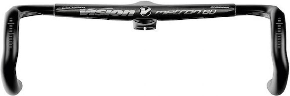 Vision Lenker Metron 6D Integrated 100 x 400 mm Schwarz - aerodynamischer Vollcarbon-Lenker
