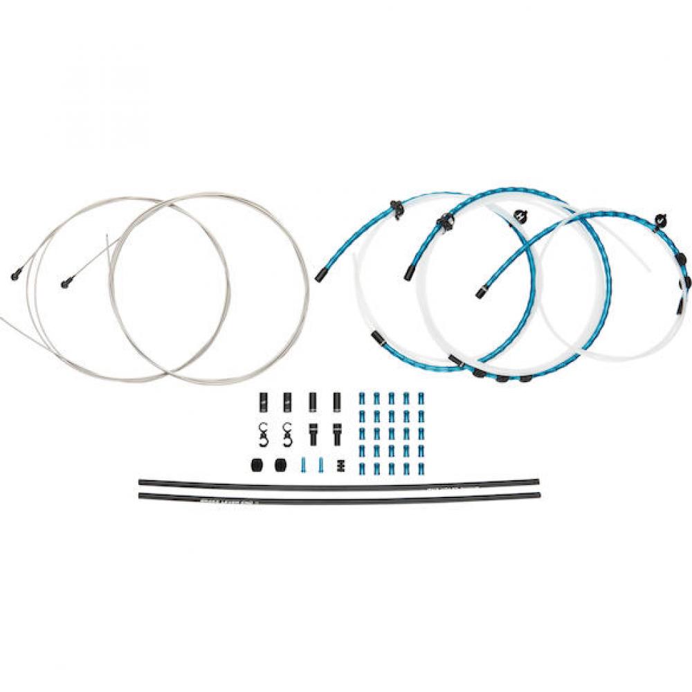 Jagwire Bremszugset Road Elite Link Standard Blau - leichtes, steifes Upgrade