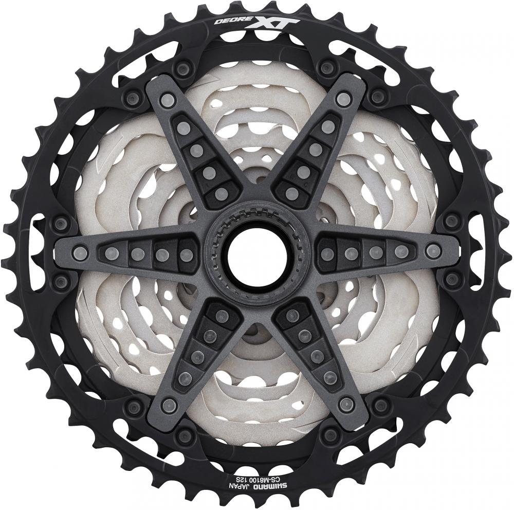 SHIMANO Kassette DEORE XT CS-M8100 - 12-fach MTB Kassette 10-45 Zähne