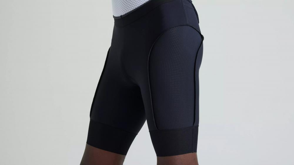 PRIME SWAT Liner Short Herren Schwarz Größe S - Funktionale Laufhose mit Innenhose - Bibshort