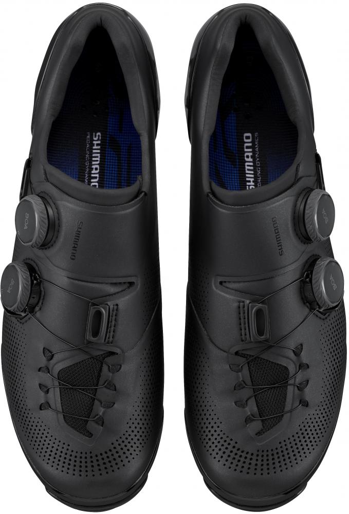SHIMANO Fahrradschuhe XC903 Herren/Damen MTB SPD Fahrradschuhe Größe 44 breit, Schwarz