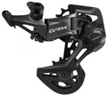 Shimano GRX RD-RX822 12-fach Schaltwerk, mittellang, in Dunkelgrau/Schwarz für Fahrräder.