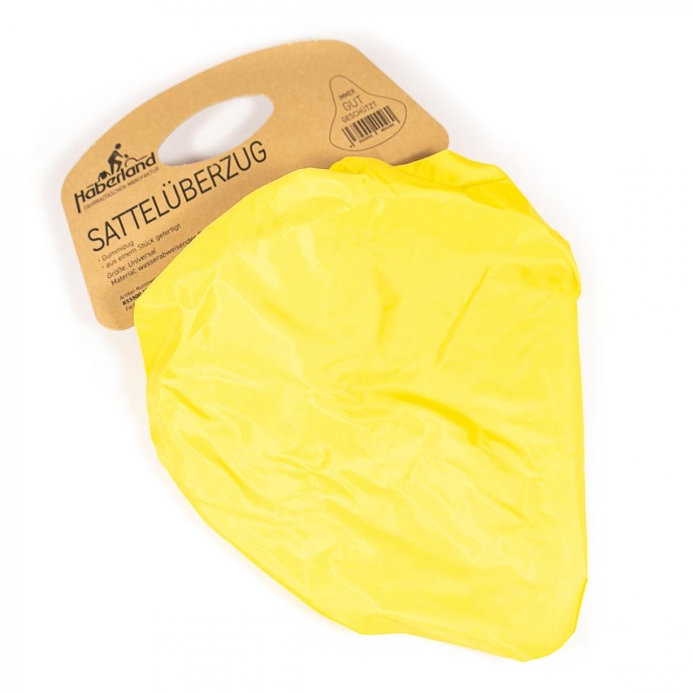 Haberland Sattelschutz universal gelb - 100 % wasserdichter Sattel-Regenschutz
