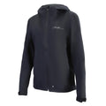 CHIBA Rainjacket Damen - wasserdicht, winddicht, atmungsaktiv, reflektierendes Logo, schwarz, XS