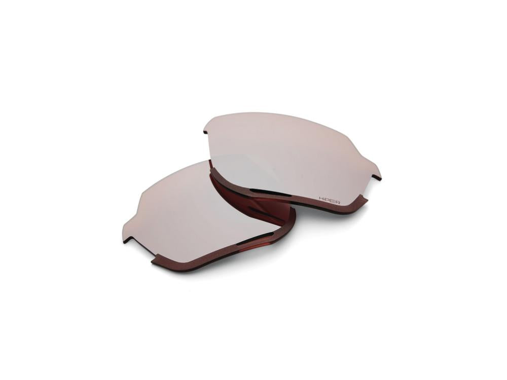100% Norvik - HiPER Mirror Replacement Lens unis Crimson Silver - kontraststarke Ersatzscheibe