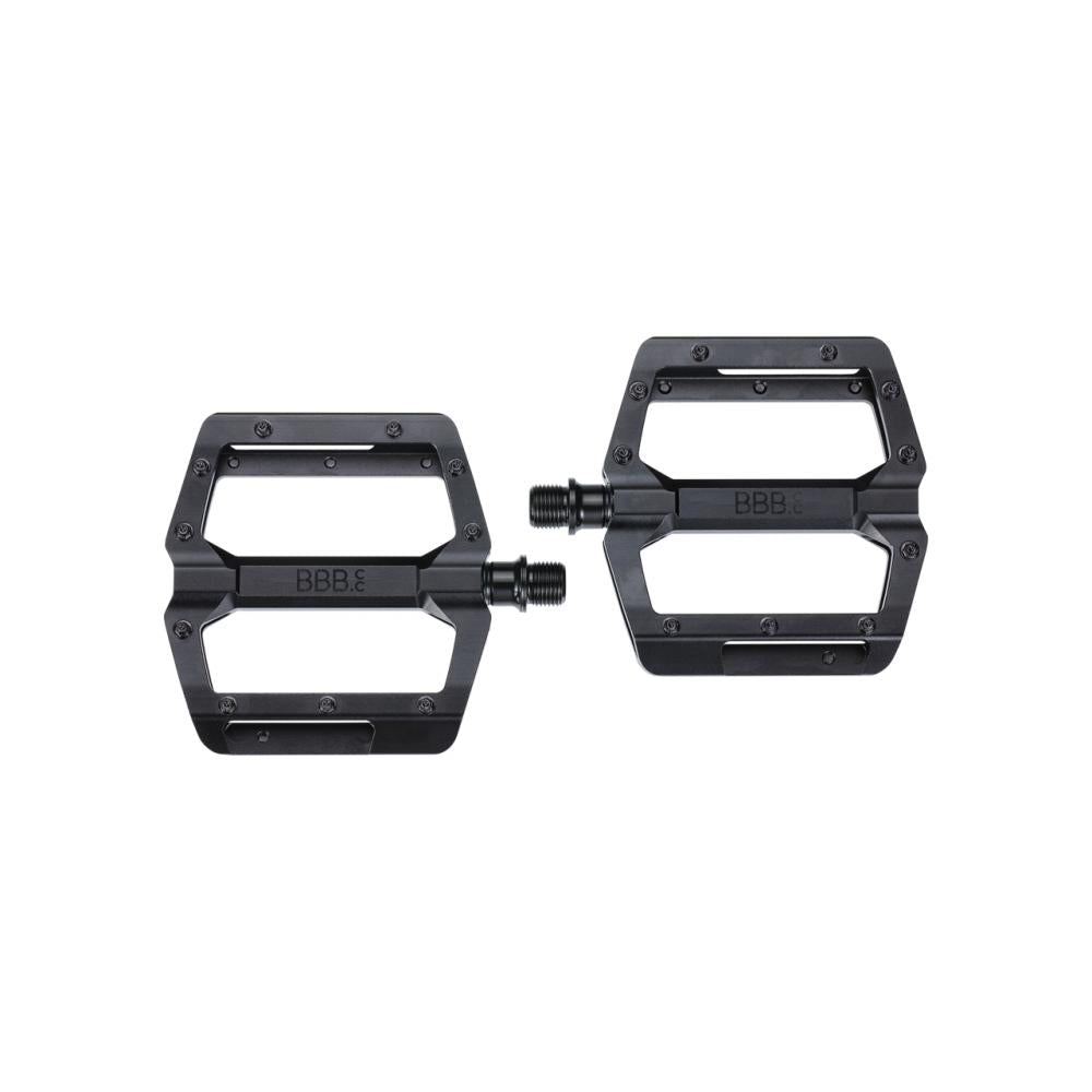 BBB Cycling BBB Pedale Enigma 100x100 mm schwarz - leichtes Plattformpedal mit Grip