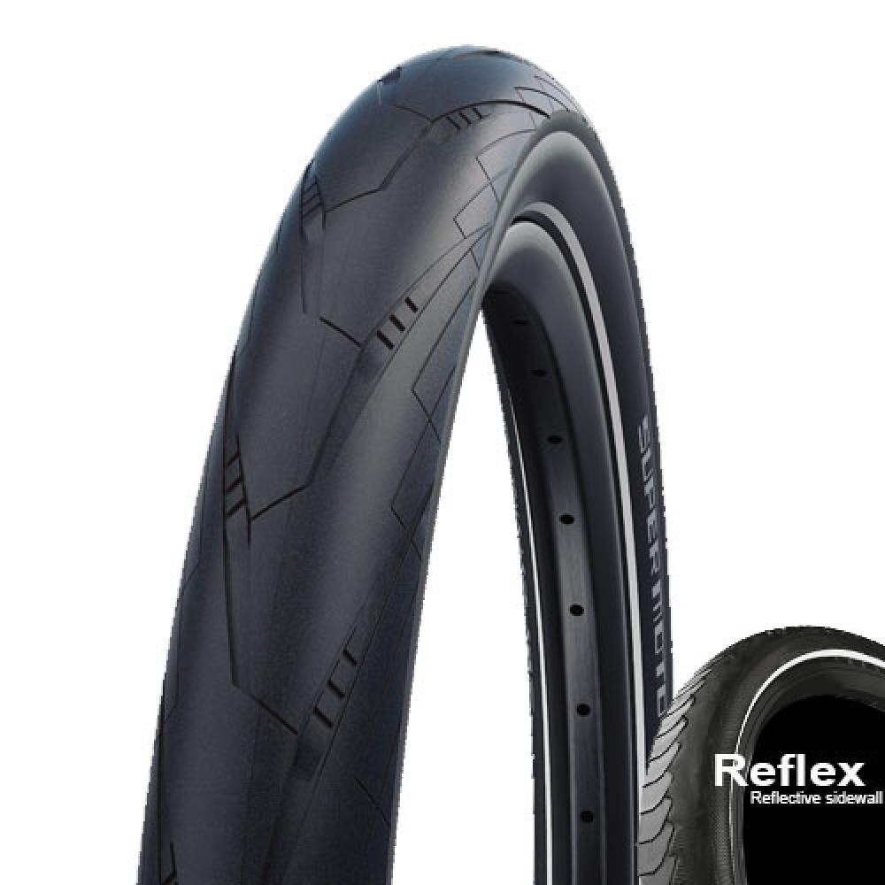 Schwalbe Drahtreifen SUPER MOTO Performance Line 20x2,4 Zoll (62-406) Schwarz - maximaler Grip und Fahrspaß