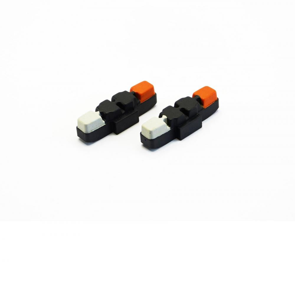 NG Sports 4Season Bremsschuhe für Magura HS33, schwarz-orange-grau.