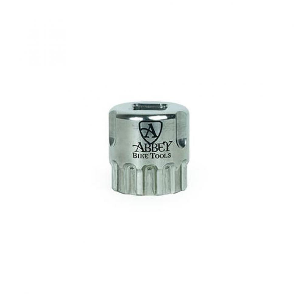 Kassettenabzieher ABBEY BIKE TOOLS Kassettenabzieher Crombie Socket 62 silber - schneller Kassettenwechsel