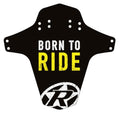 Reverse Schutzblech Born to Ride, Vorder- u. Hinterradmontage schwarz gelb