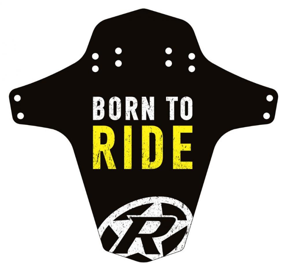 Reverse Schutzblech Born to Ride, Vorder- u. Hinterradmontage schwarz gelb