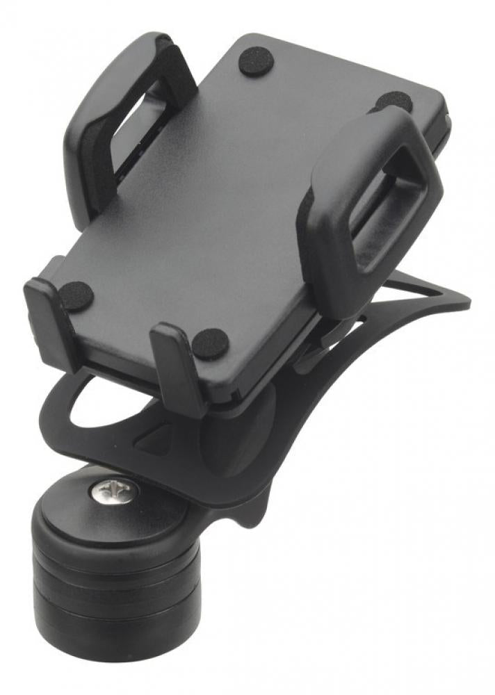 ergotec Handyhalterung schwarz für Fahrrad Vorbaumontage. Smartphone Halterung für Ahead-Vorbau.