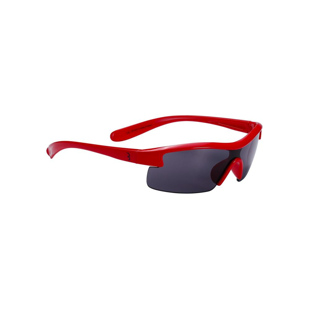 BBB Cycling BBB Sportbrille Kids rot glanz Kindergröße rot - sicherer Sonnenschutz für junge Biker