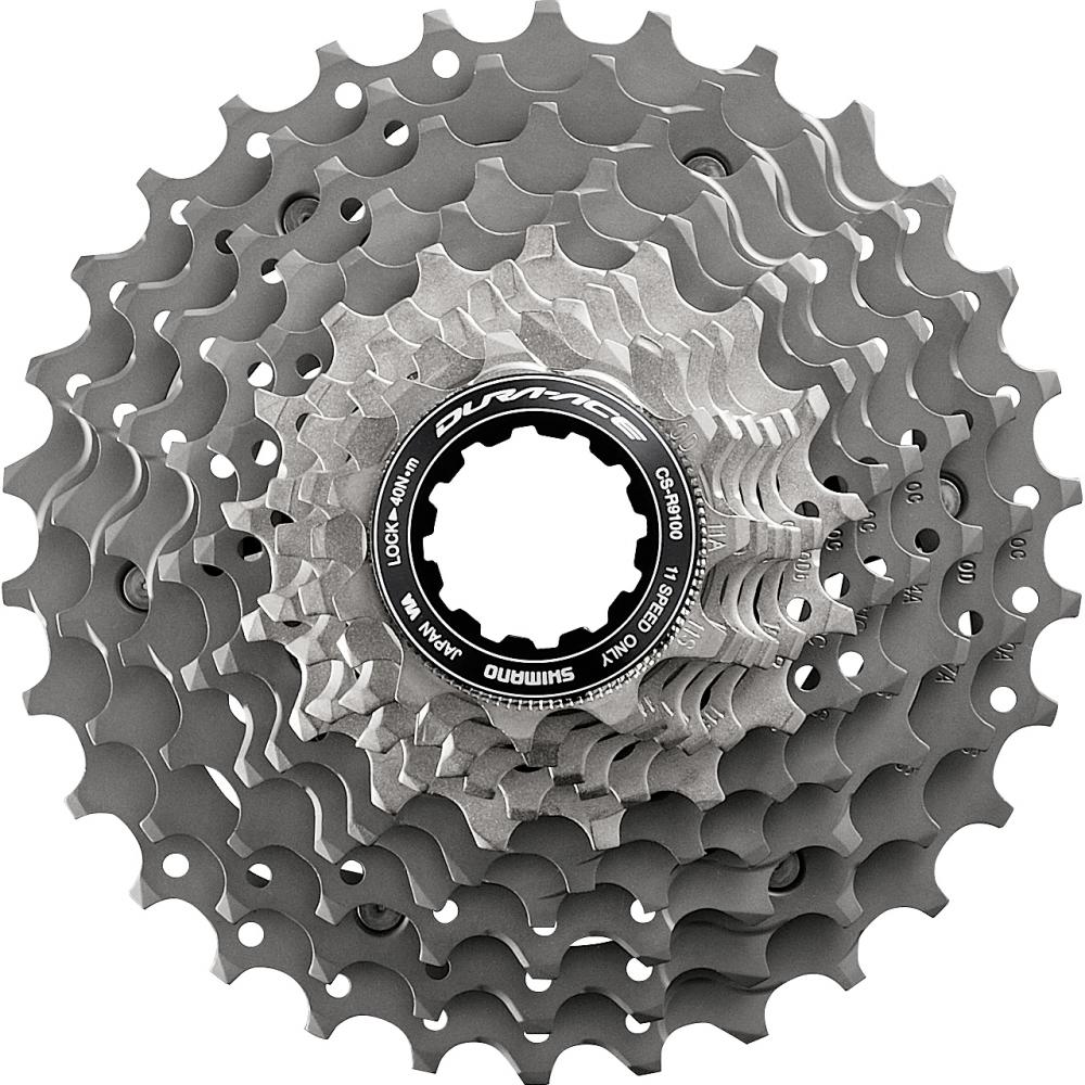 SHIMANO Kassette DURA-ACE CS-R9100 11-fach 11-30Z Kassette - 11-fach Ritzelpaket für Rennrad