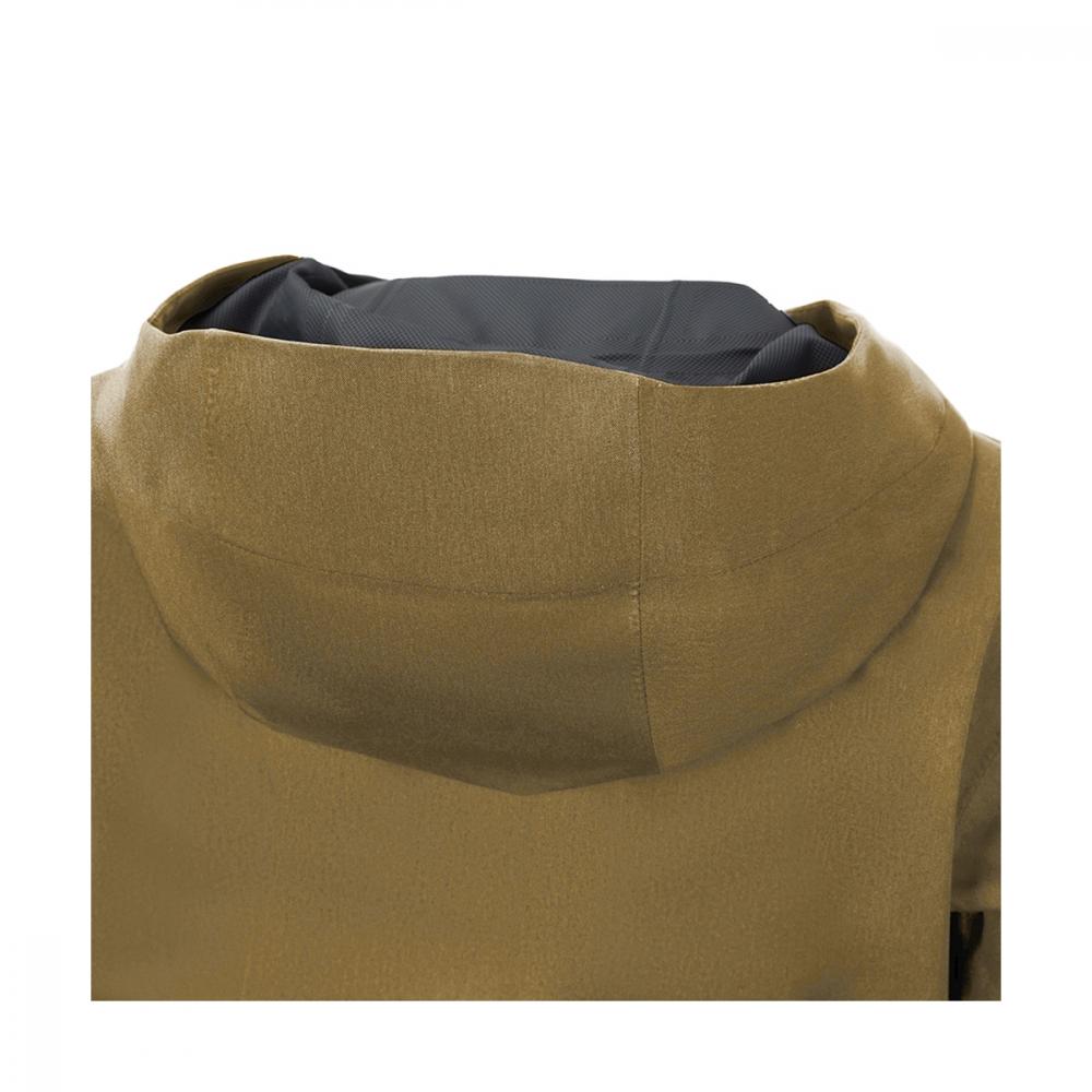 CHIBA Rainjacket Damen - wasserdicht, winddicht, atmungsaktiv, reflektierend, olive, XL