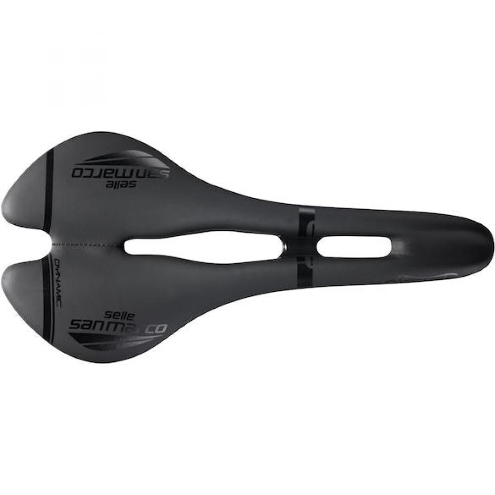 Selle San Marco Sattel Aspide Dynamic 132 x 277 mm Schwarz - leichter Performance-Rennradsattel