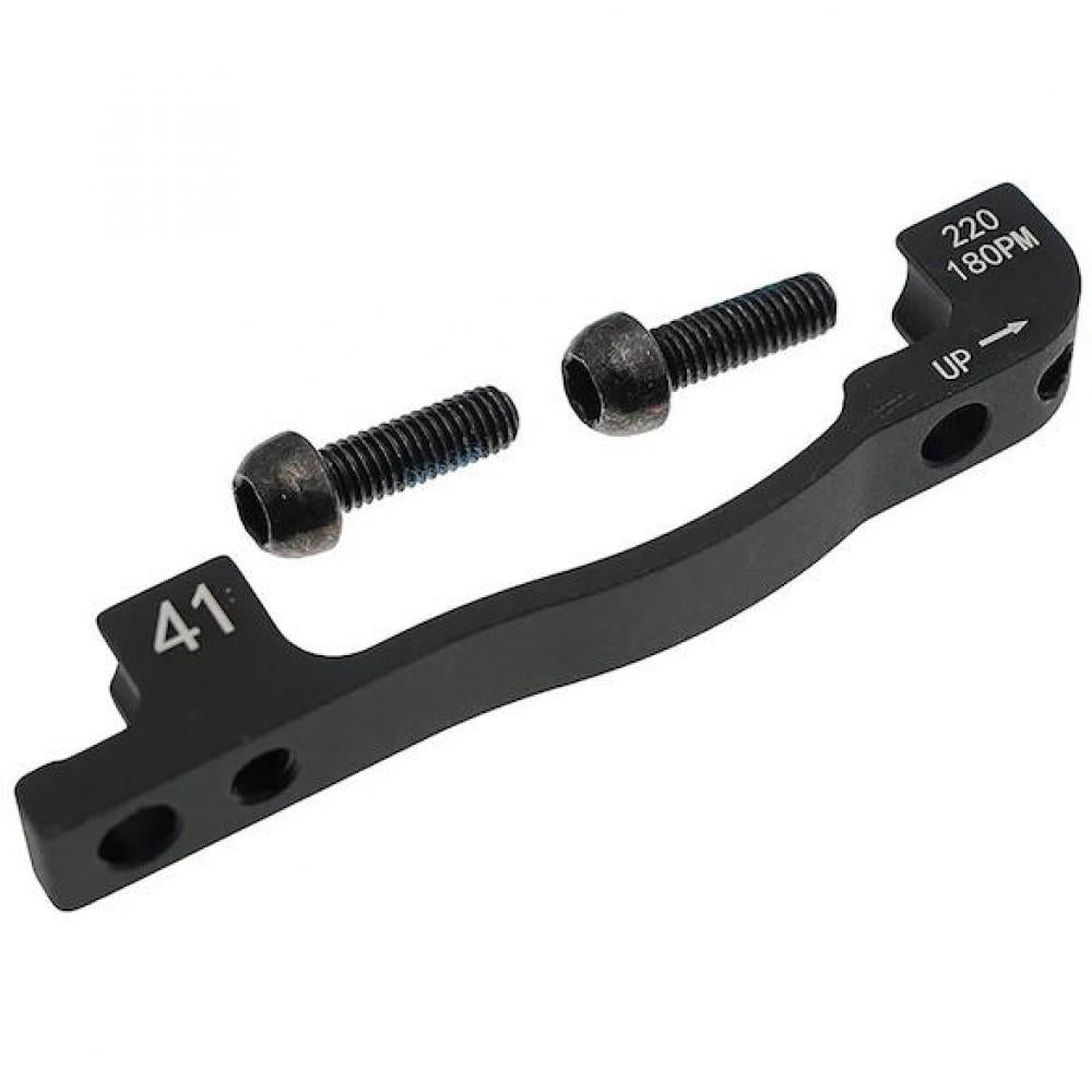 Hayes Adapter Post Mount 180mm auf 220mm Schwarz - optimale Scheibenbrems-Performance