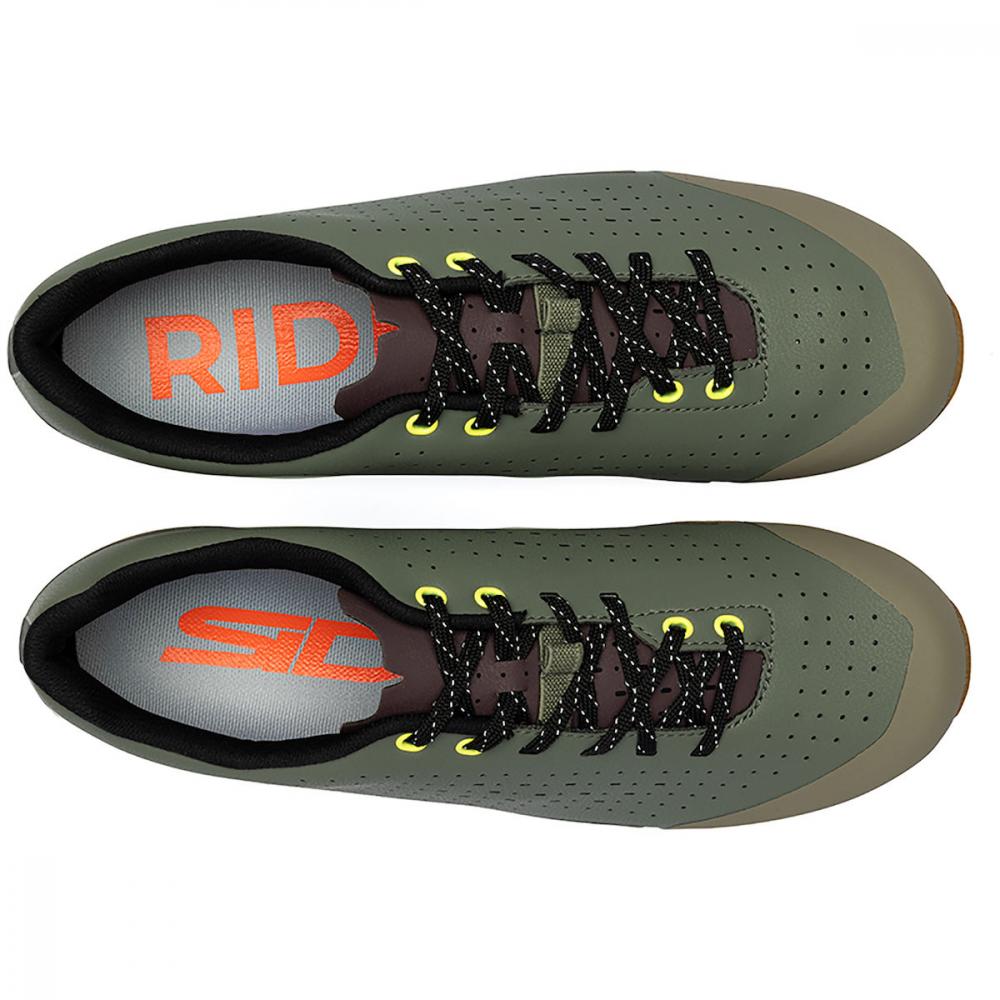 SIDI Asper Laces Gravel-Schuhe Military Gr. 44 - Microtech, GR1NC-Sohle, Millenium Fit, Komfort & Grip