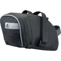 Merida Satteltasche STRIPE S Schwarz/Grau - Klettverschluss, spritzwassergeschützt