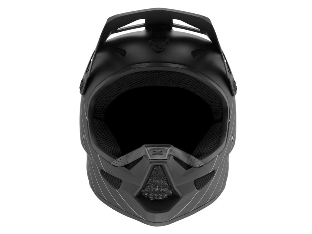 100% Status helmet XL black - leichter Fullface-Helm mit maximalem Schutz