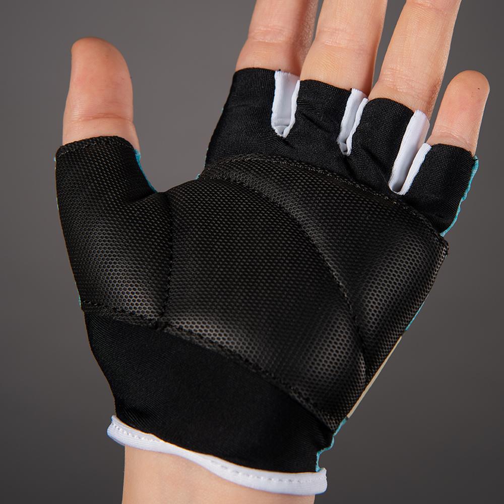 CHIBA Cool Kids - Kinder Radhandschuhe M türkis, Griptec-Innenhand, elastische Oberhand