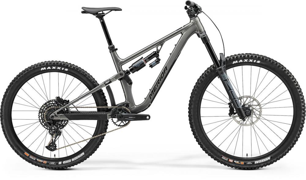Merida ONE-SIXTY 700 III2 S GLOSSY GUNMETAL GREY - endurostarkes Trail-Bike aktueller Stand der Technik