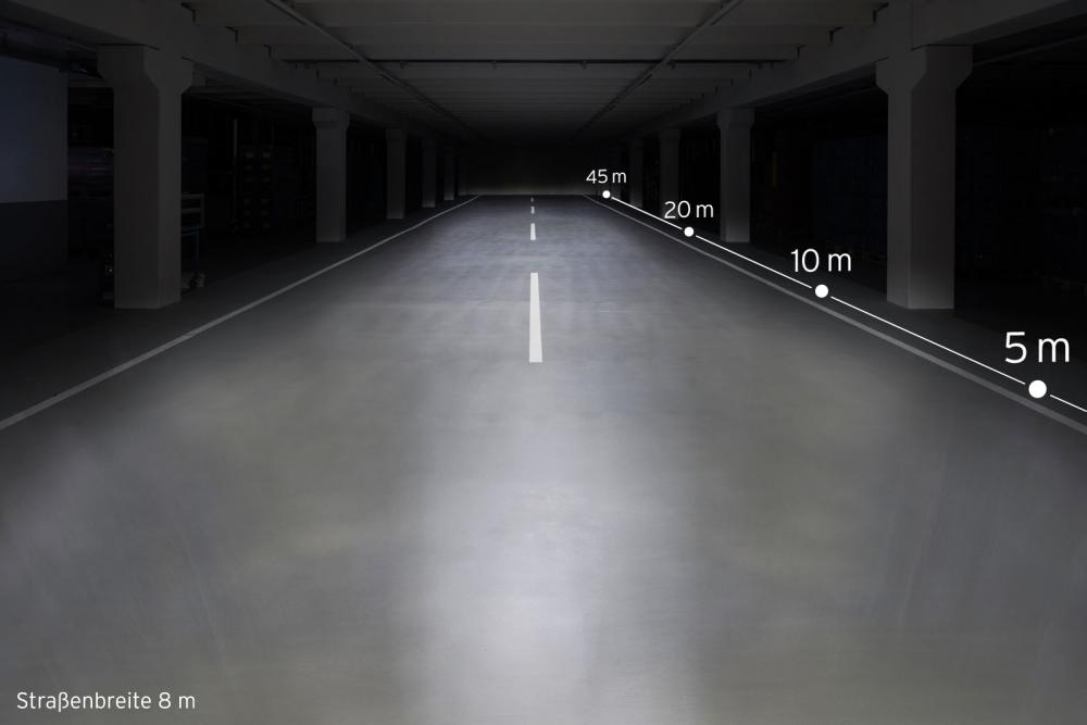 Busch + Müller BRIQ-S N LUMOTEC Dynamo-Scheinwerfer 60 Lux - Breites Lichtfeld