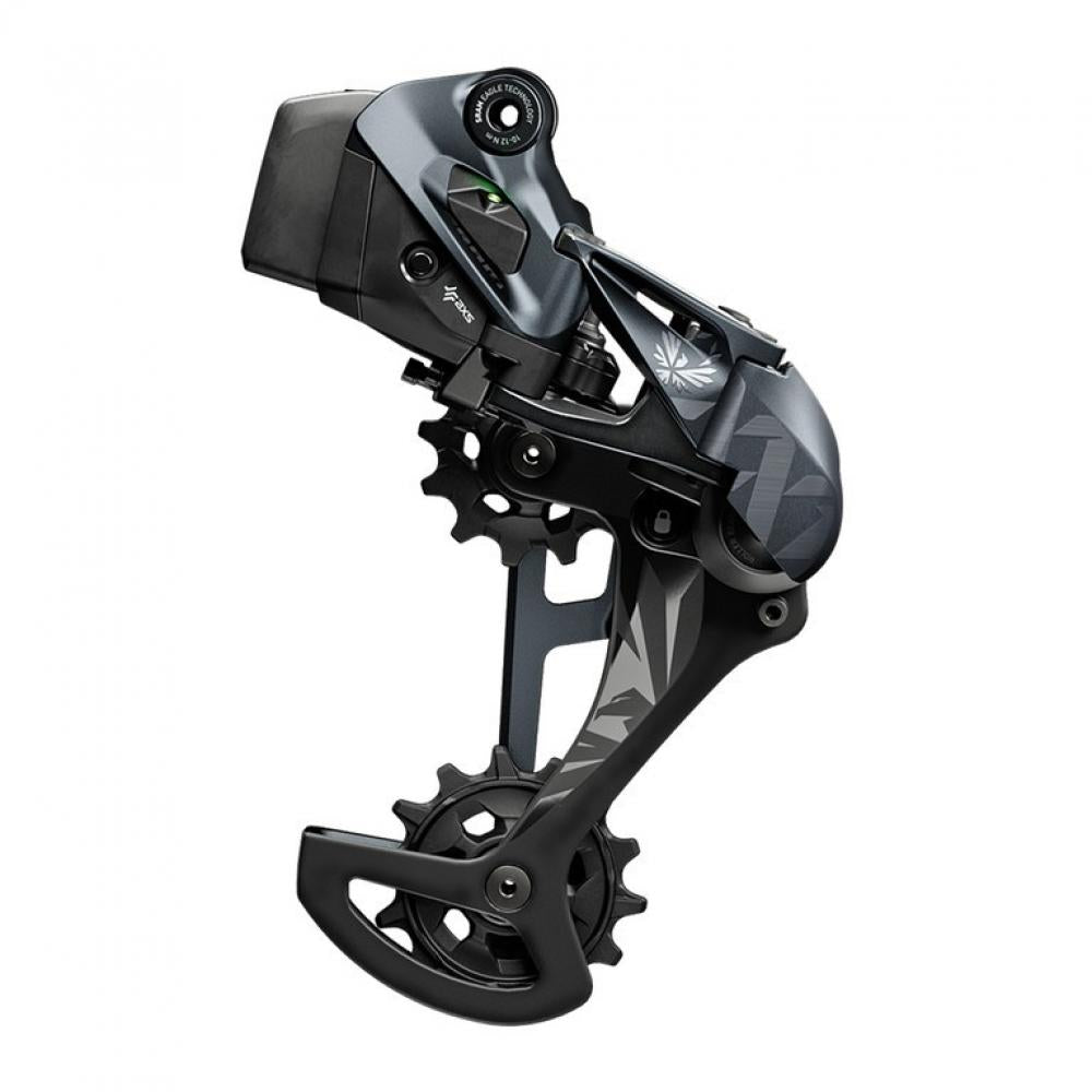 SRAM XX1 Eagle AXS 12-fach elektronisches Schaltwerk in Schwarz für Mountainbikes.
