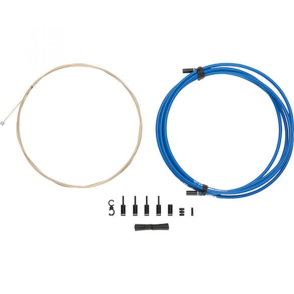 Jagwire Schaltzugset Road & Mountain Pro 1x Blau - präzise, leichtgängige Schaltperformance