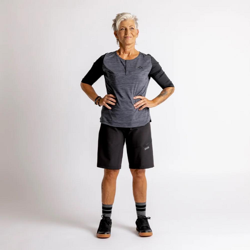 IXS Sports Division iXS Carve Hip-Hugger Women Shorts 40 black - maximaler Komfort für Trailriderinnen