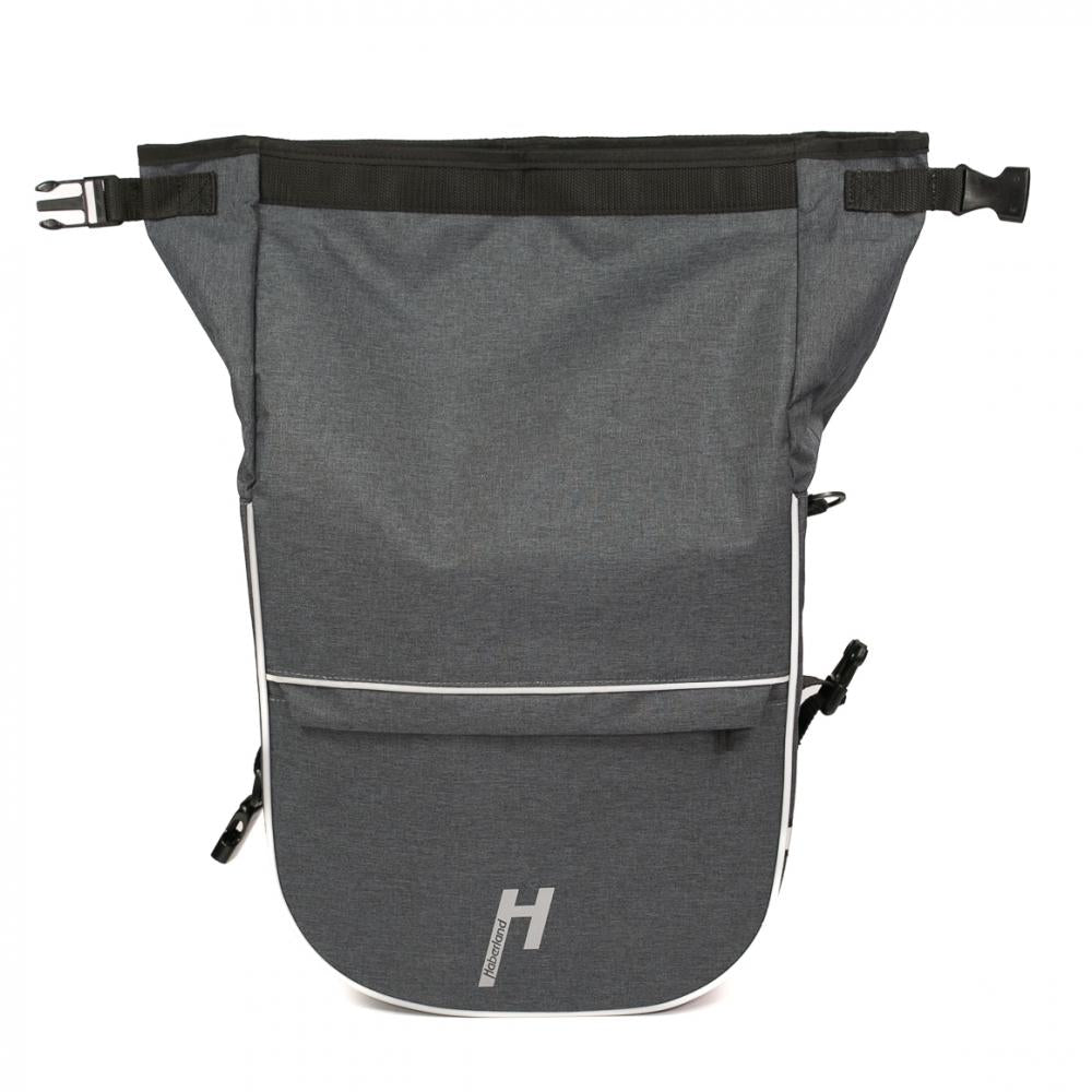 Haberland Frontträger-Tasche eMotion anthrazit/reflex - stabile Fronttasche für KLICKfix