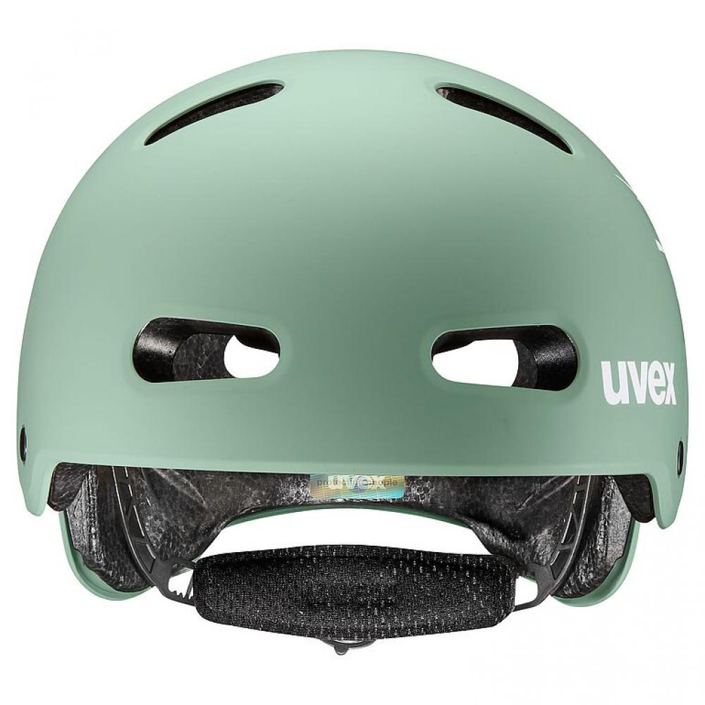 uvex kid 4 style bam moss green-papaya matt | 51-55