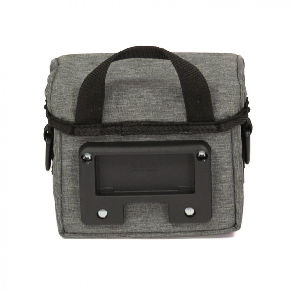 Haberland Lenkertasche 2l Mini grau - kompakte Lenkertasche für Alltag und Tour