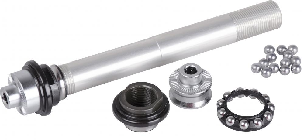 SHIMANO Hohlachse FH-M785 Ersatzachse für Deore XT Hinterradnabe, komplett mit Kugellagern, Konen und Kleinteilen.