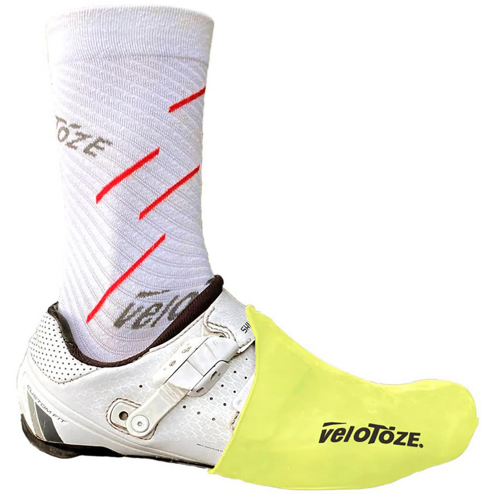 VeloToze Überschuh Toe Silicone Onesize Gelb - wind- und wasserdichter Zehenschutz