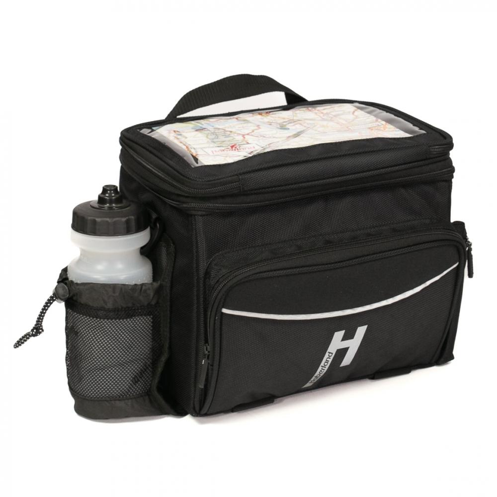 Haberland Lenkertasche 10l Max Plus schwarz - geräumige Lenkertasche mit KLICKfix
