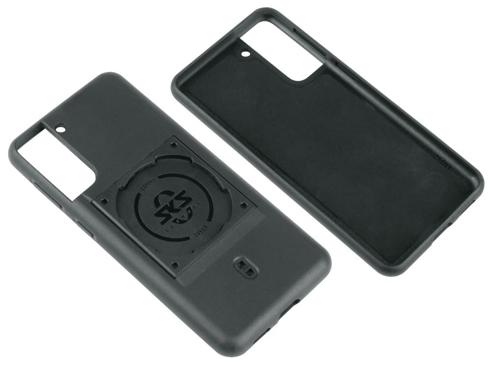 SKS COMPIT Cover für Samsung Galaxy S21+ 5G Robuste 2-Komponenten-Hülle mit spezieller Befestigung für sichere Montage am Fahrradlenker