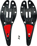 Sidi Sohle SRS Carbon 47-48 Schwarz/rot - leichte, steife MTB-Ersatzsohle
