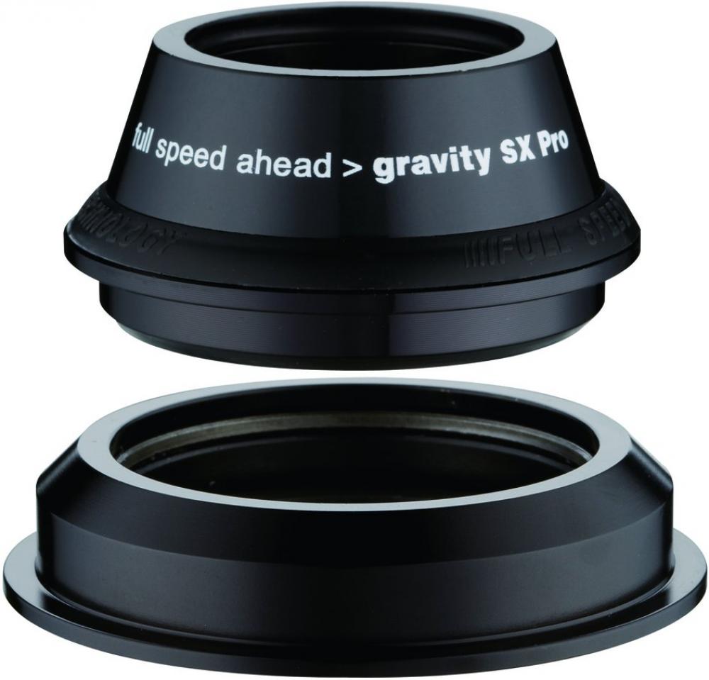 FSA Steuersatz NO.55 SX Pro 1 1/8" - 1,5" Schwarz - präziser Tapered-Steuersatz