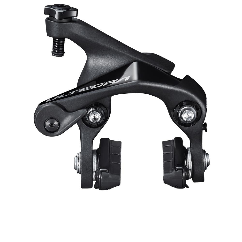 Schwarze Shimano Ultegra BR-R8110 Seitenzugbremse für Rennrad Hinterrad Felgenbremse.