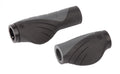 Ergotec MTB-ATB-Griffe Aero 2 Kraton Paar in Schwarz-Grau, ergonomische Griffe in 132mm und 92mm Länge.