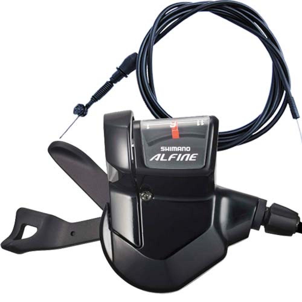 SHIMANO Schalthebel ALFINE SL-S700 11-fach für Alfine 11-Gang Nabenschaltung mit Zug und Hülle.
