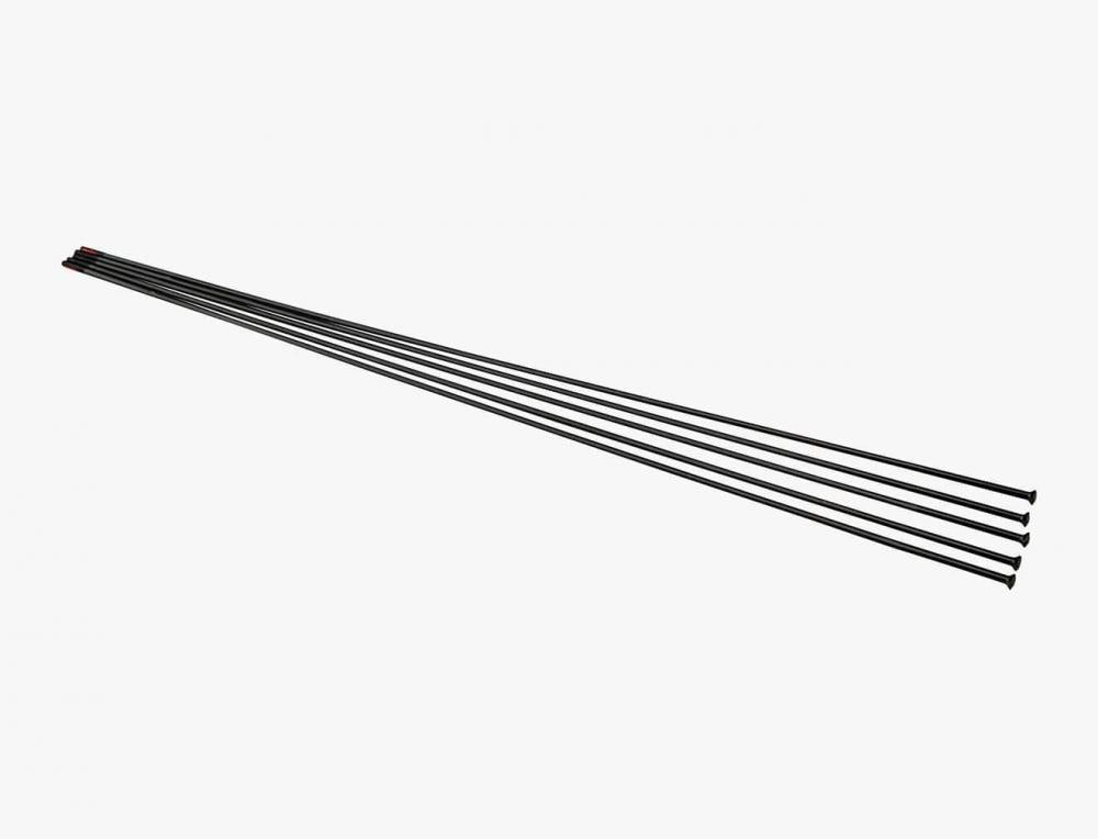 Race Face Speichen Kit 2.0-1.8, 284 mm, schwarz - robuste Ersatzspeichen für Performance-Laufräder