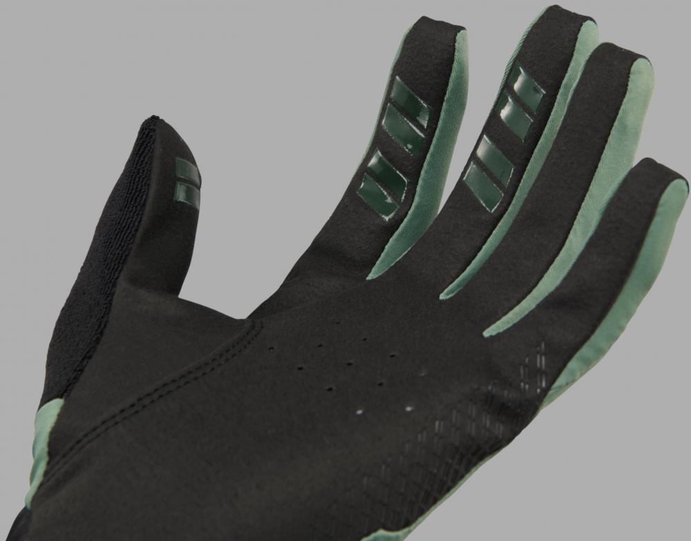 SHIMANO Enduro Gloves Olive M - leichte MTB Langfinger-Handschuhe mit Grip & Touchscreen