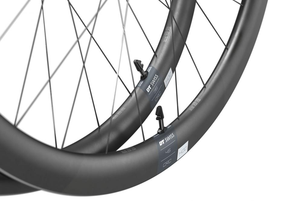 DT Swiss Laufrad CRC 1400 Spline Disc 622 x 22 mm Schwarz - leichtes Aero-Carbon-Hinterrad