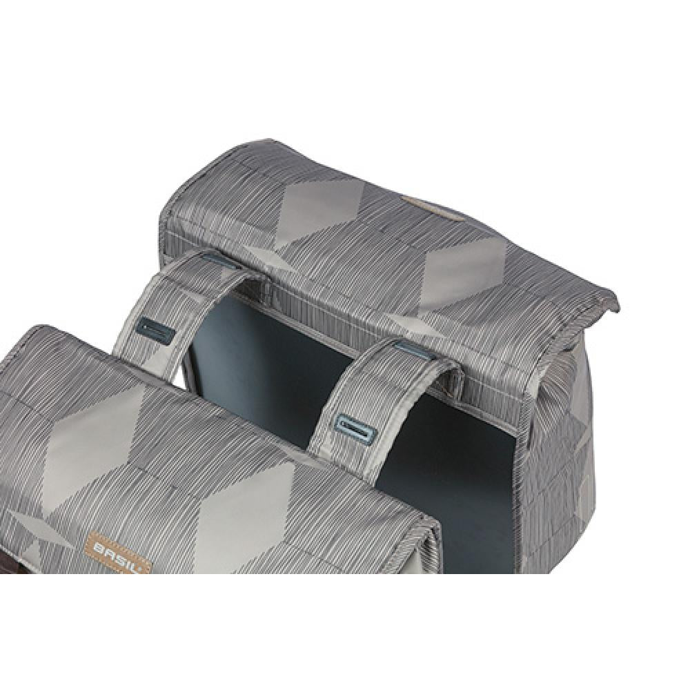 Basil Doppelpacktasche Elegance chateau taupe Größe 16x40x38 cm 40-49ltr.