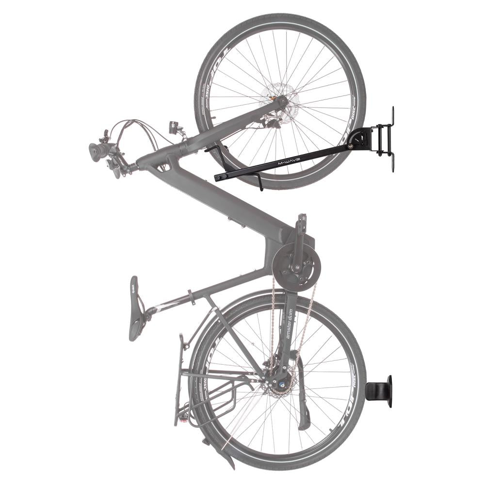 M-WAVE Collector P170 Fahrrad-Wandhalter platzsparender Wandträger für Räder bis 30 kg