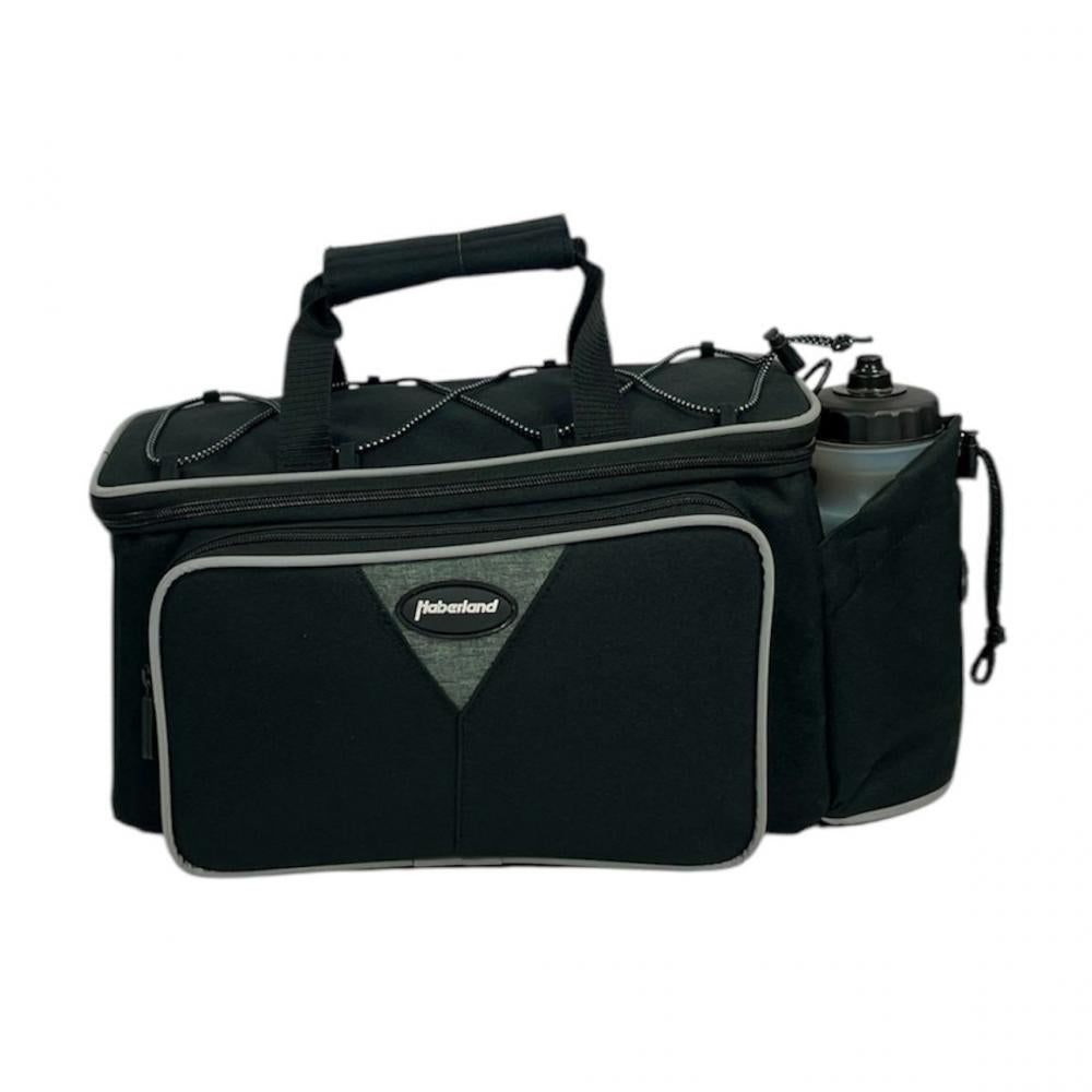 Haberland Gepäckträgeraufsatztasche Flexibag schwarz - flexible Transportlösung für den Alltag
