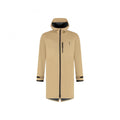 BBB Regenjacke Rainshield Parka XXXL kamel - wasserdicht, atmungsaktiv, winddicht, versiegelte Nähte, verlängerter Schnitt für Radsport und Alltag