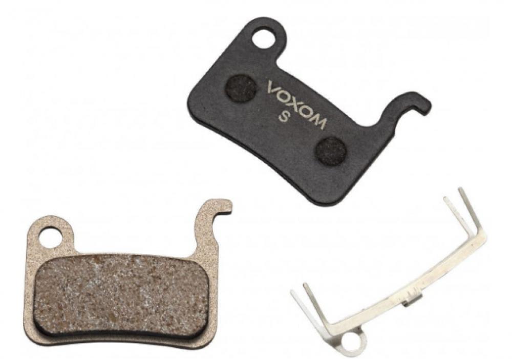 Voxom Scheibenbremsbeläge Bsc3 semi-metal für Shimano XTR, 2 Beläge und Feder im Set.